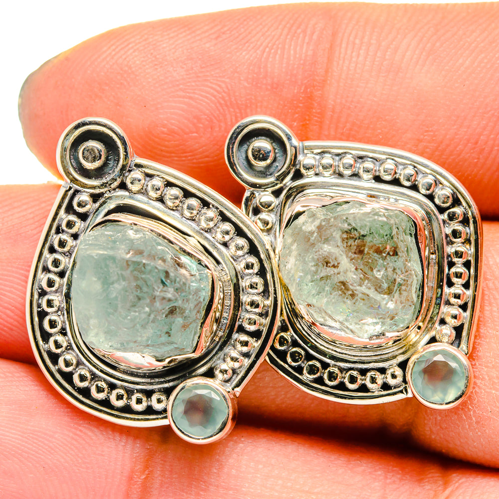 Aquamarine Earrings handcrafted by Anasilvercos - EARR420897