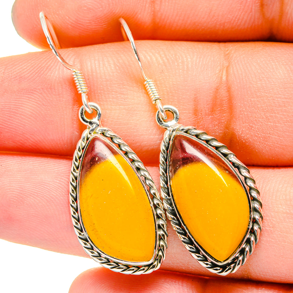 Mookaite Earrings handcrafted by Anasilvercos - EARR420899