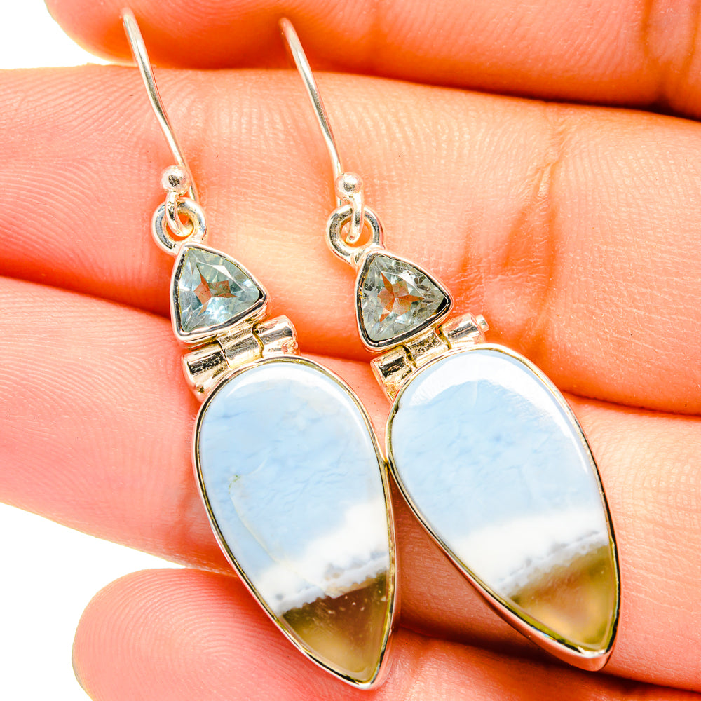 Owyhee Opal Earrings handcrafted by Anasilvercos - EARR420901