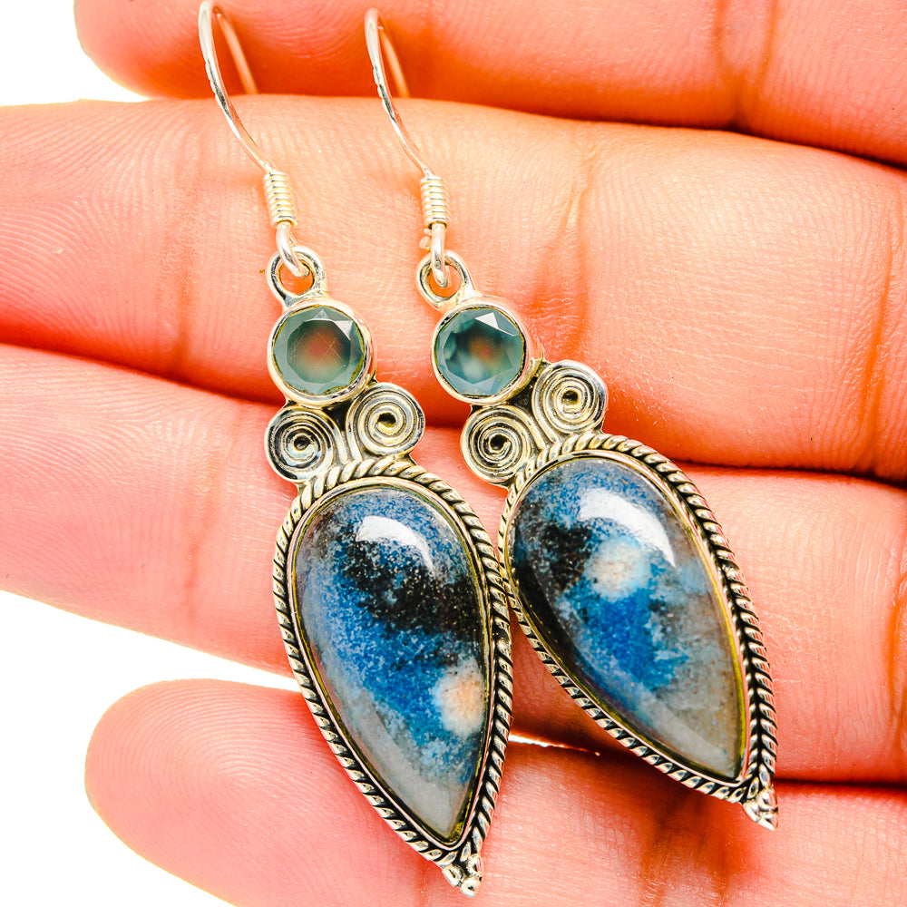 Apatite Earrings handcrafted by Anasilvercos - EARR420909