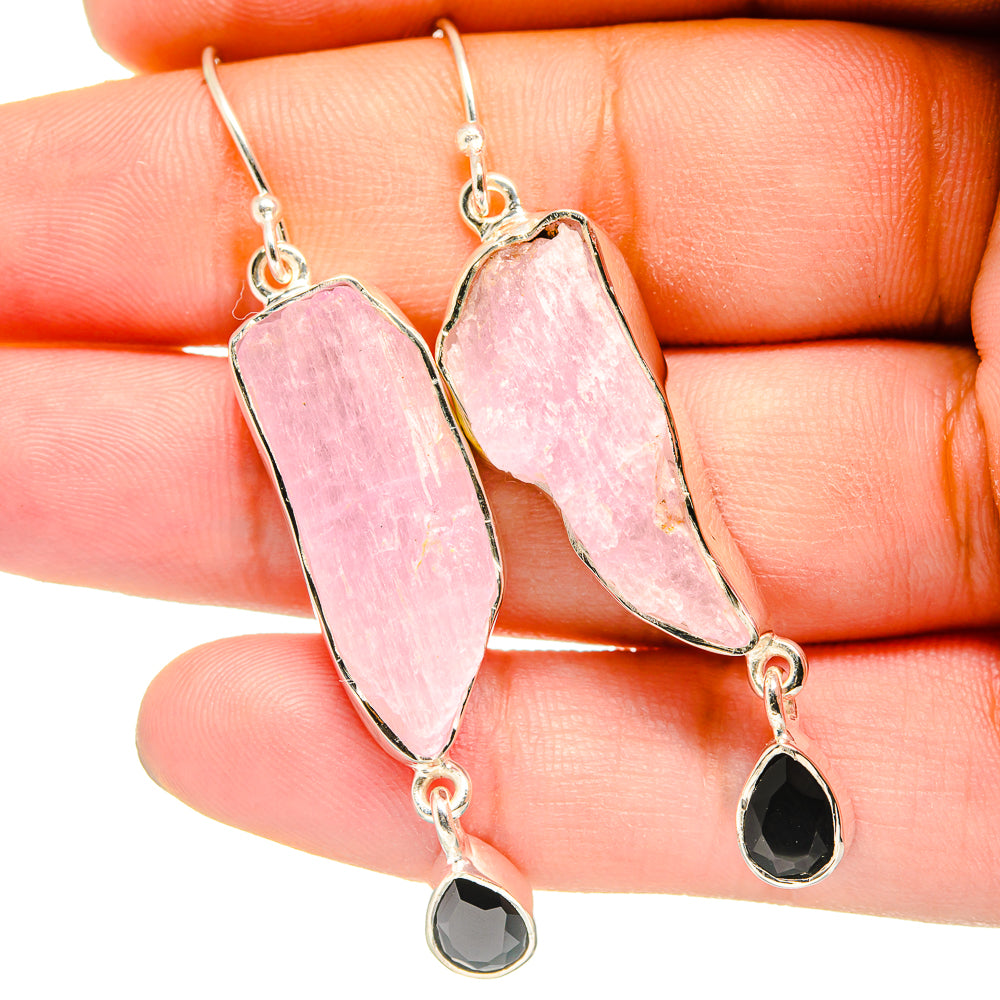 Kunzite Earrings handcrafted by Anasilvercos - EARR420915