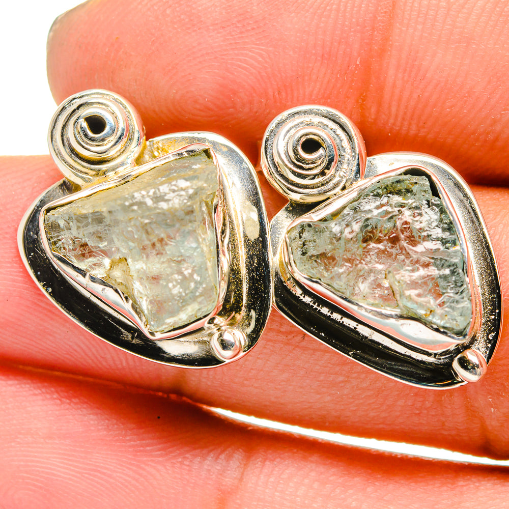 Aquamarine Earrings handcrafted by Anasilvercos - EARR420932