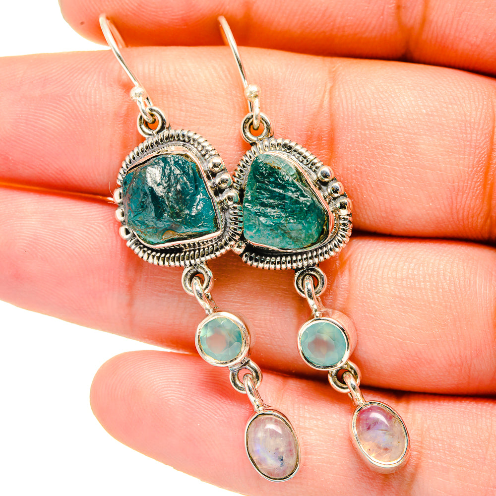 Apatite Earrings handcrafted by Anasilvercos - EARR420946