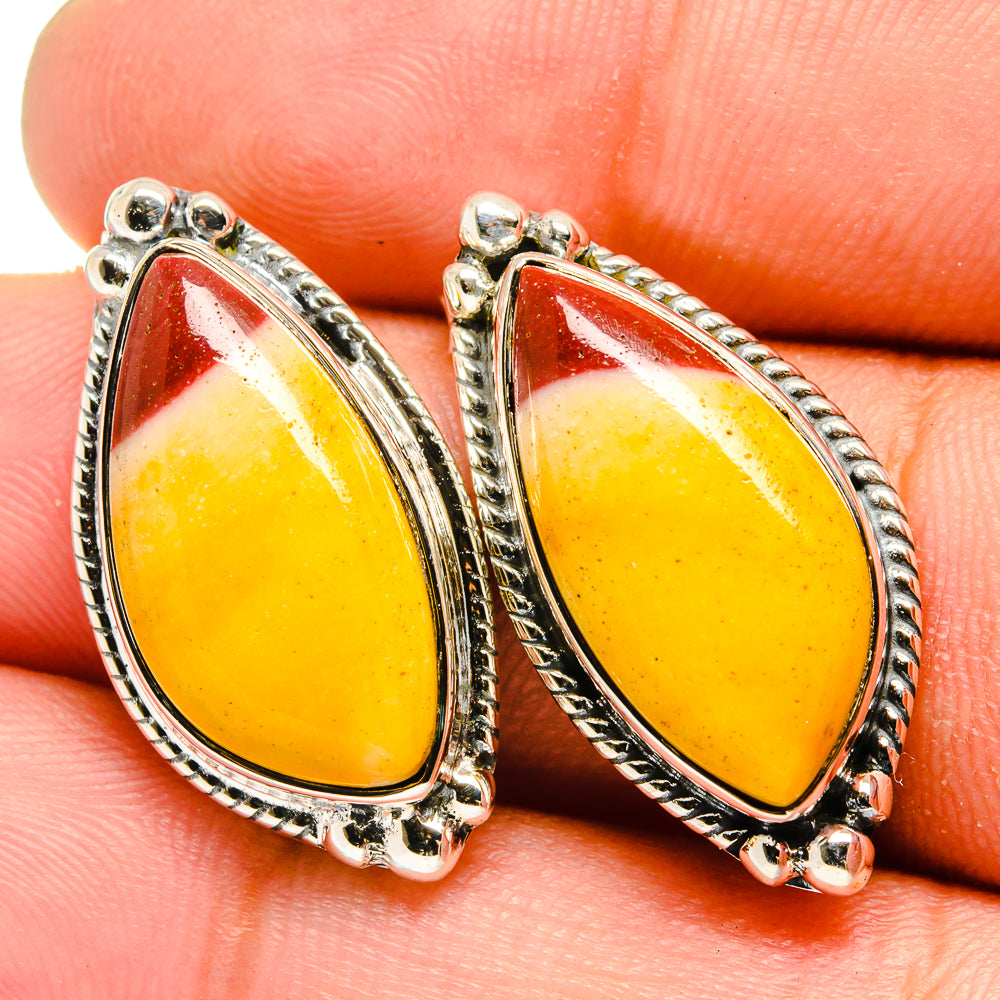 Mookaite Earrings handcrafted by Anasilvercos - EARR420949