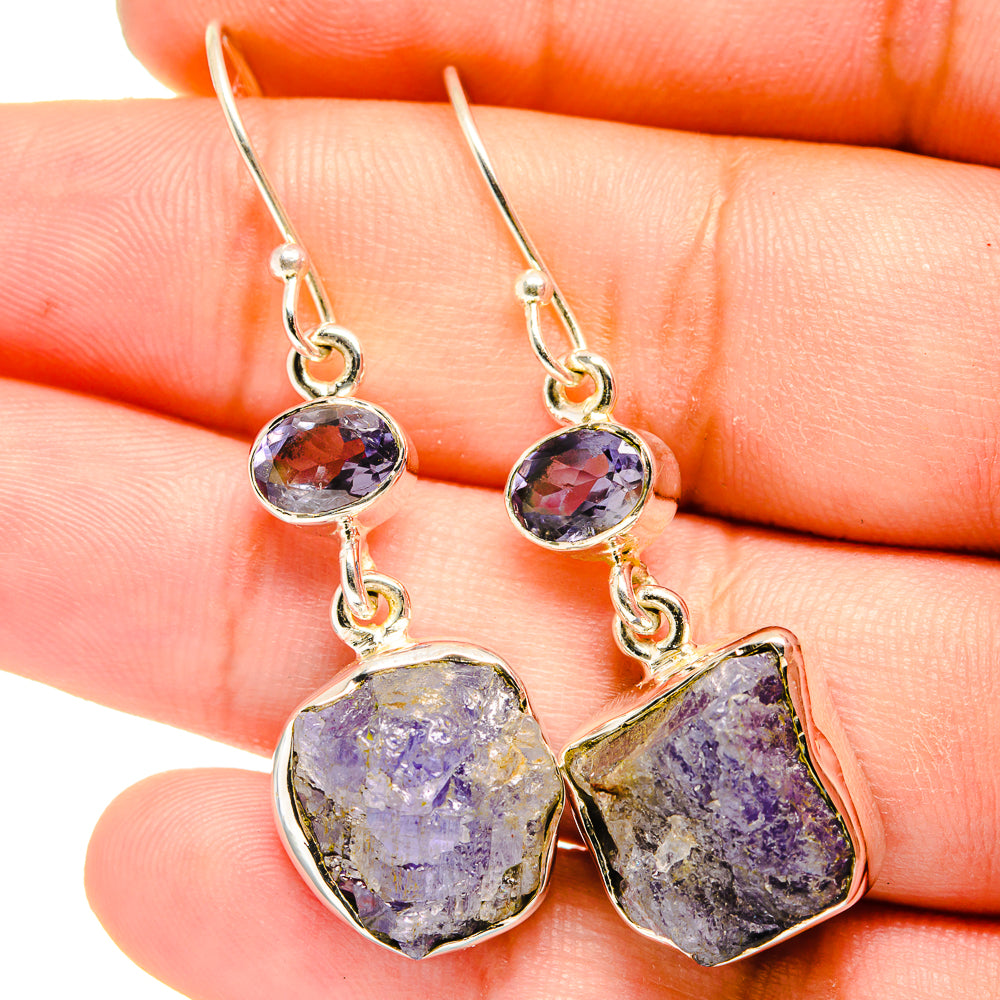 Tanzanite Earrings handcrafted by Anasilvercos - EARR420961