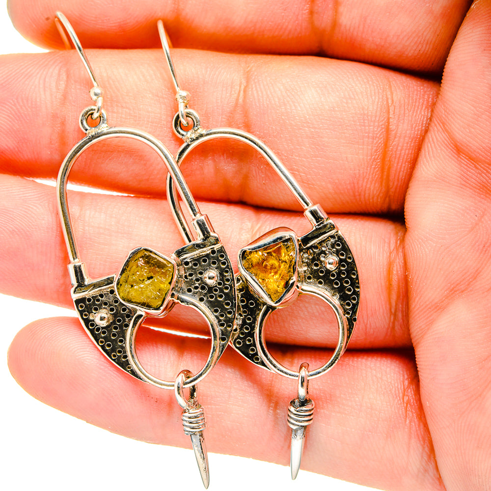 Citrine Earrings handcrafted by Anasilvercos - EARR421019