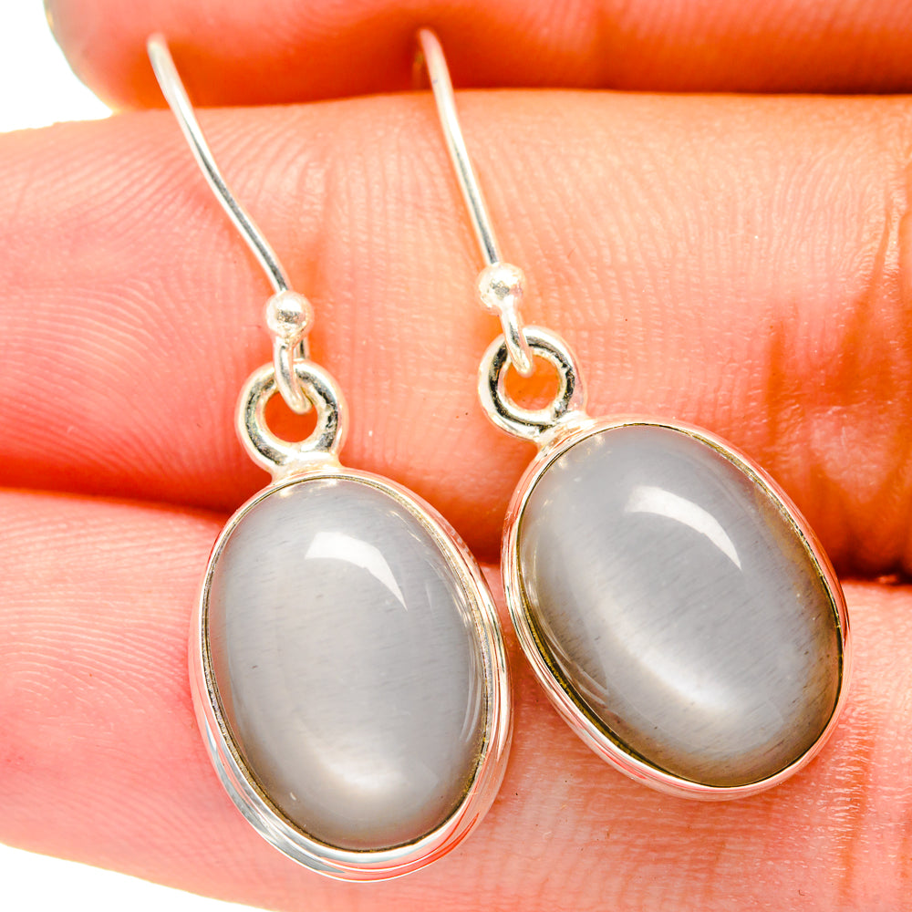 Moonstone Earrings handcrafted by Anasilvercos - EARR421044