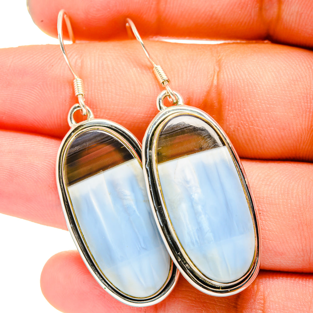 Owyhee Opal Earrings handcrafted by Anasilvercos - EARR421052