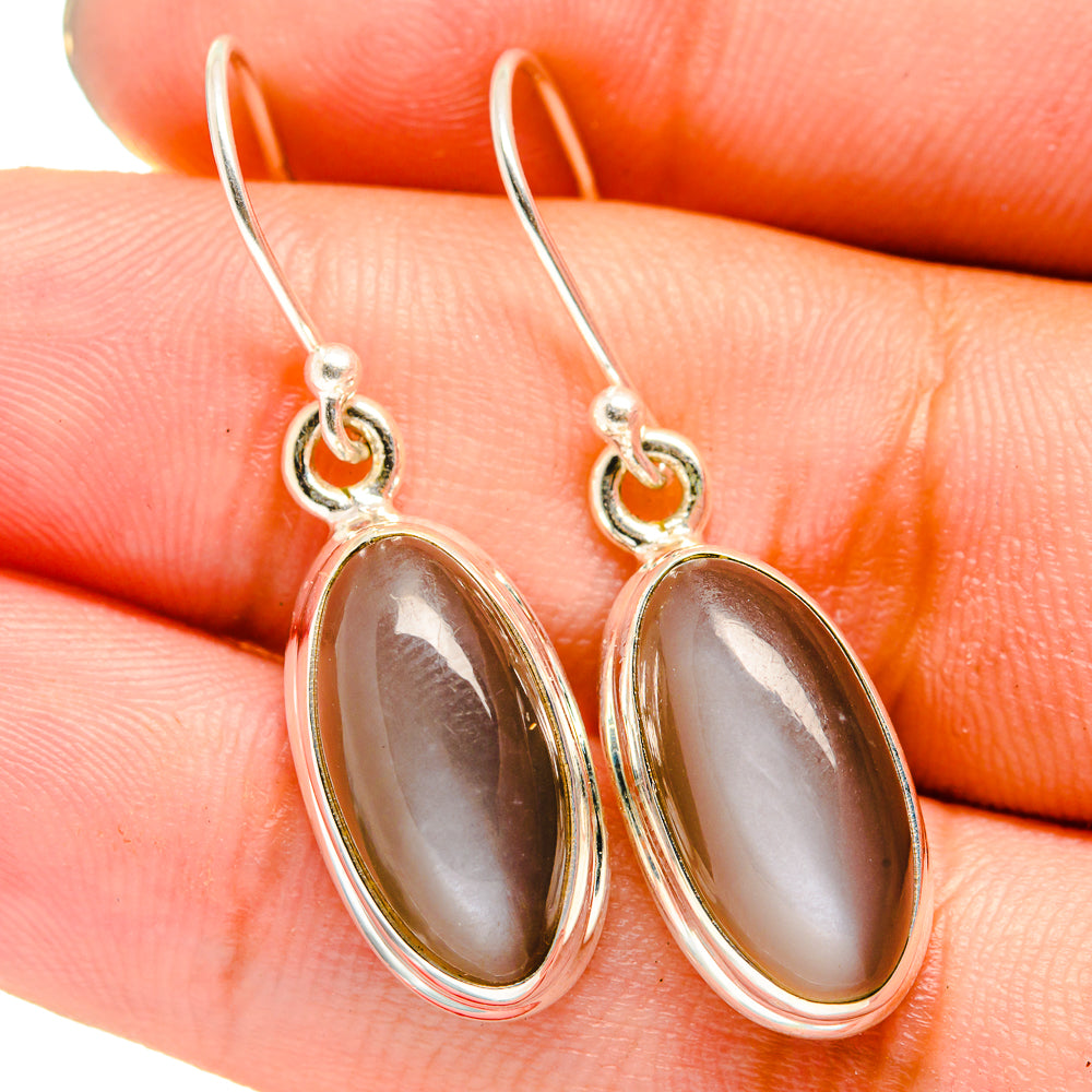 Moonstone Earrings handcrafted by Anasilvercos - EARR421057