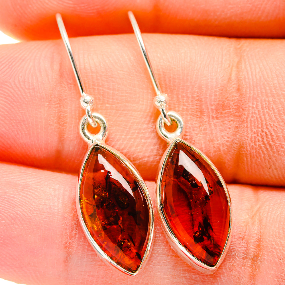 Baltic Amber Earrings handcrafted by Anasilvercos - EARR421140
