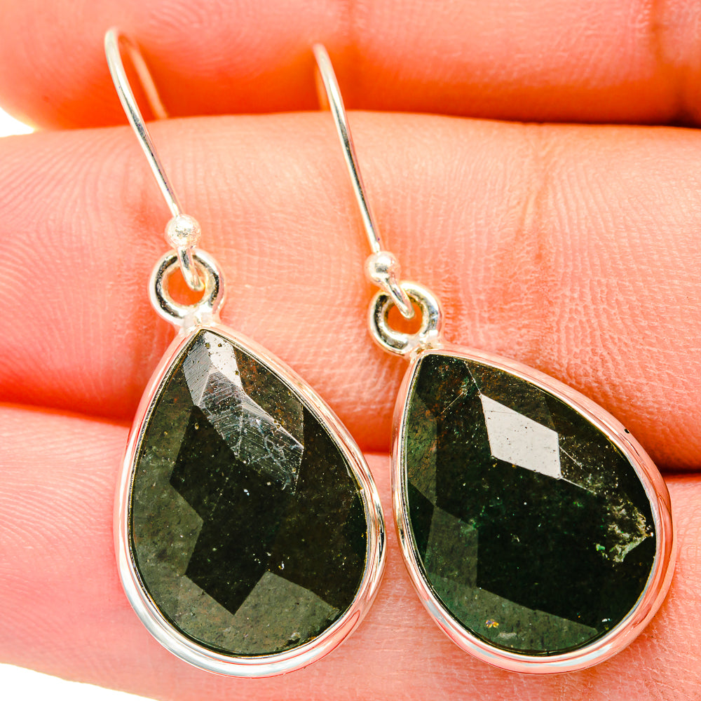 Green Aventurine Earrings handcrafted by Anasilvercos - EARR421141