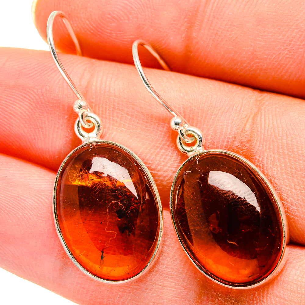 Baltic Amber Earrings handcrafted by Anasilvercos - EARR421150