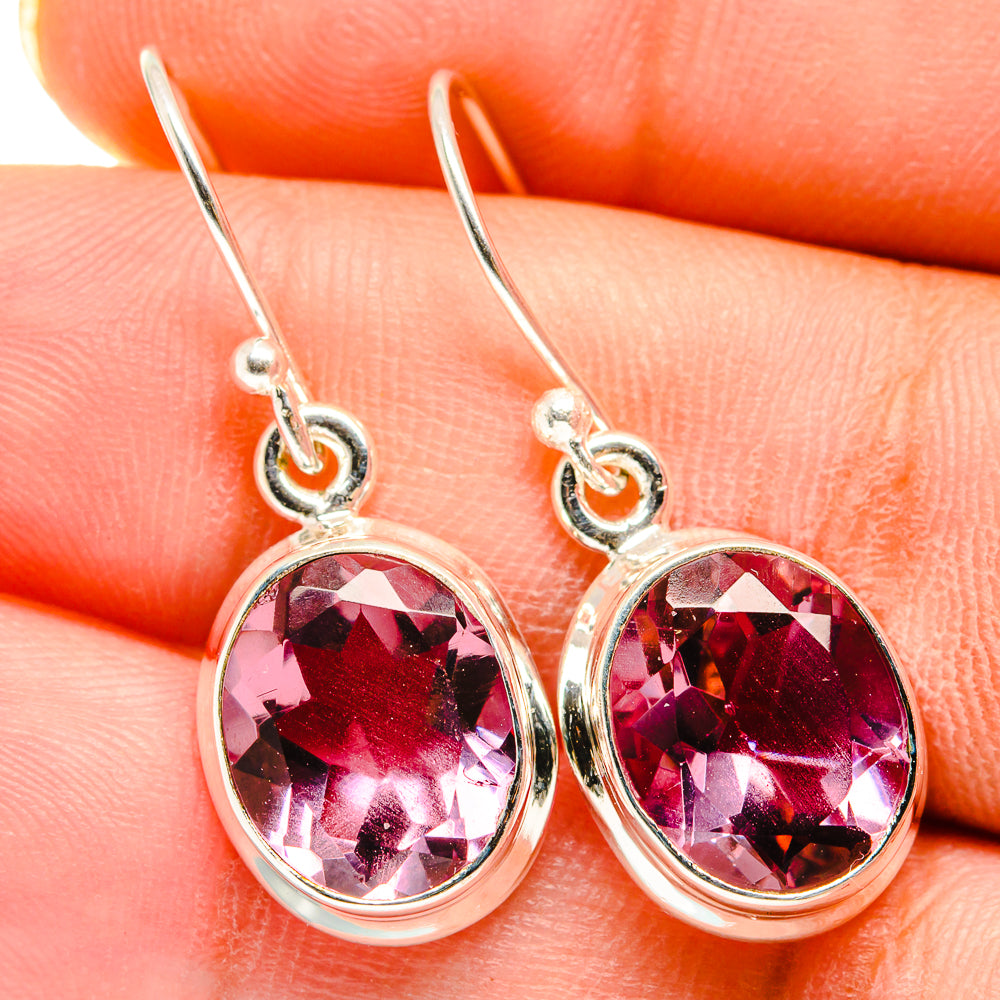 Amethyst Earrings handcrafted by Anasilvercos - EARR421152