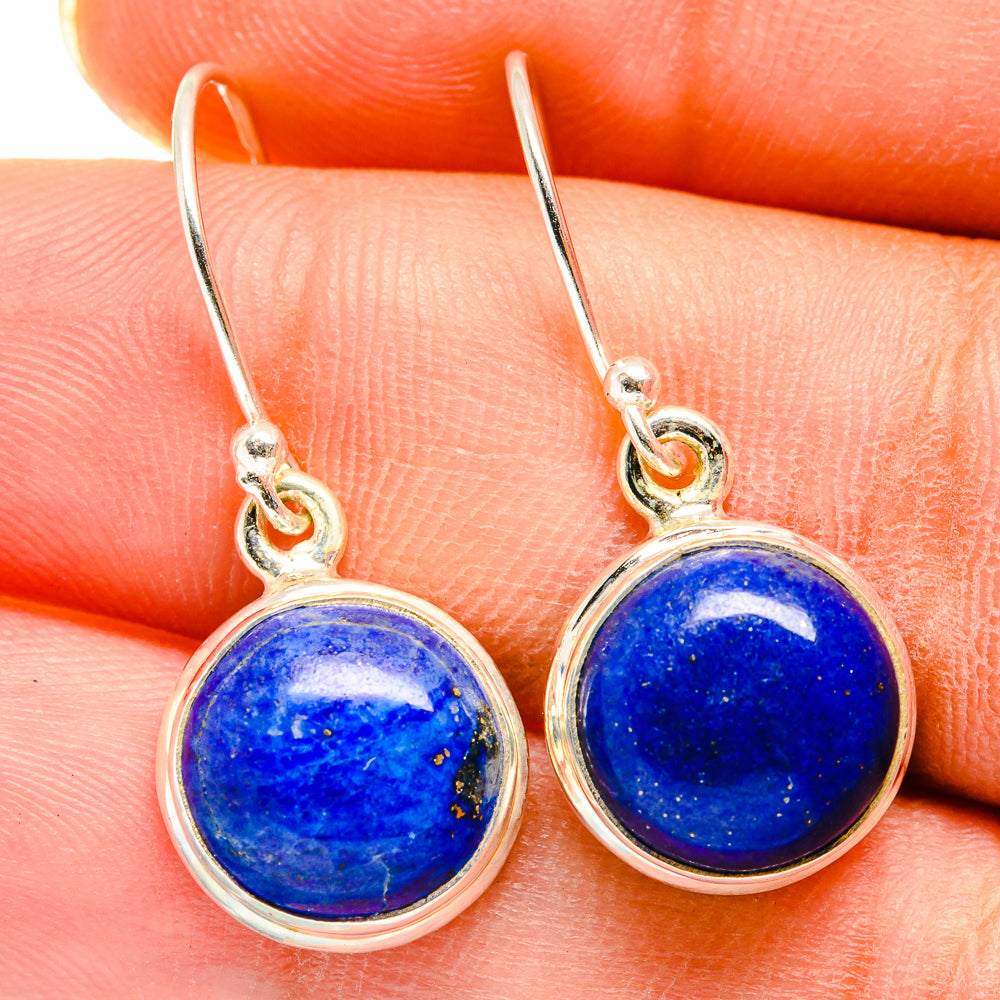 Lapis Lazuli Earrings handcrafted by Anasilvercos - EARR421161