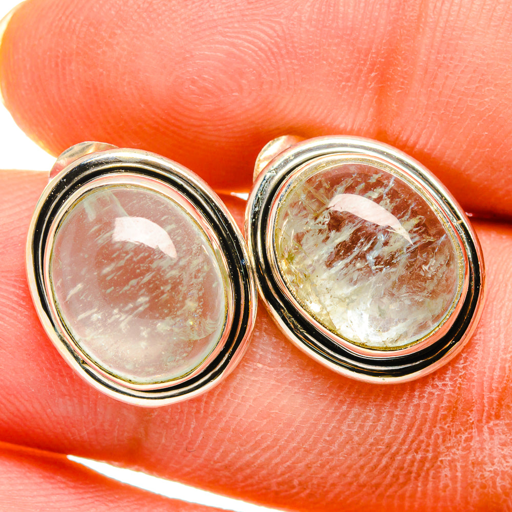 Aquamarine Earrings handcrafted by Anasilvercos - EARR421167