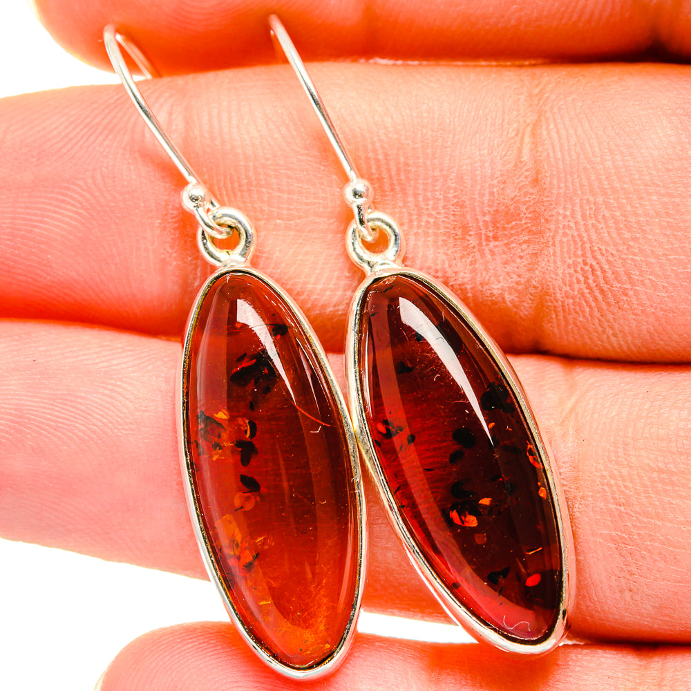 Baltic Amber Earrings handcrafted by Anasilvercos - EARR421169