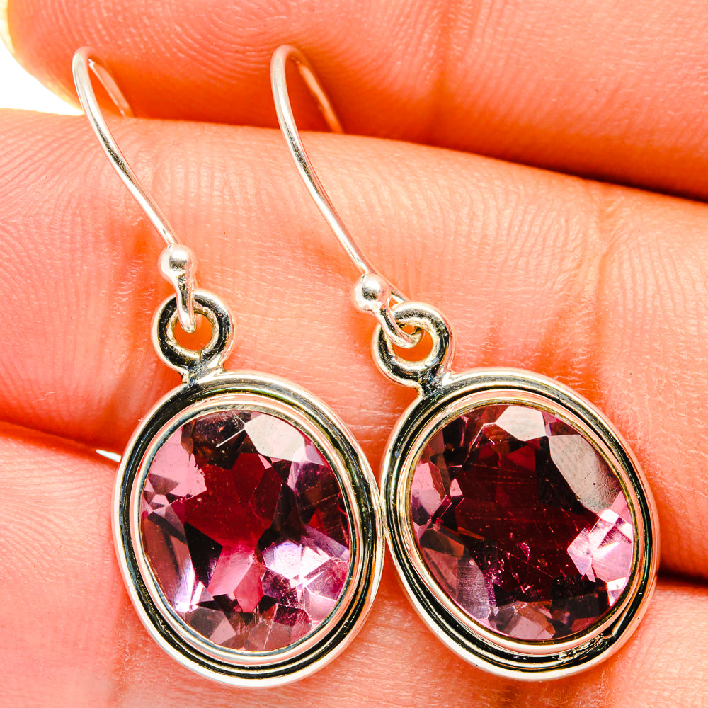 Color Change Alexandrite (lab.) Earrings handcrafted by Anasilvercos - EARR421182