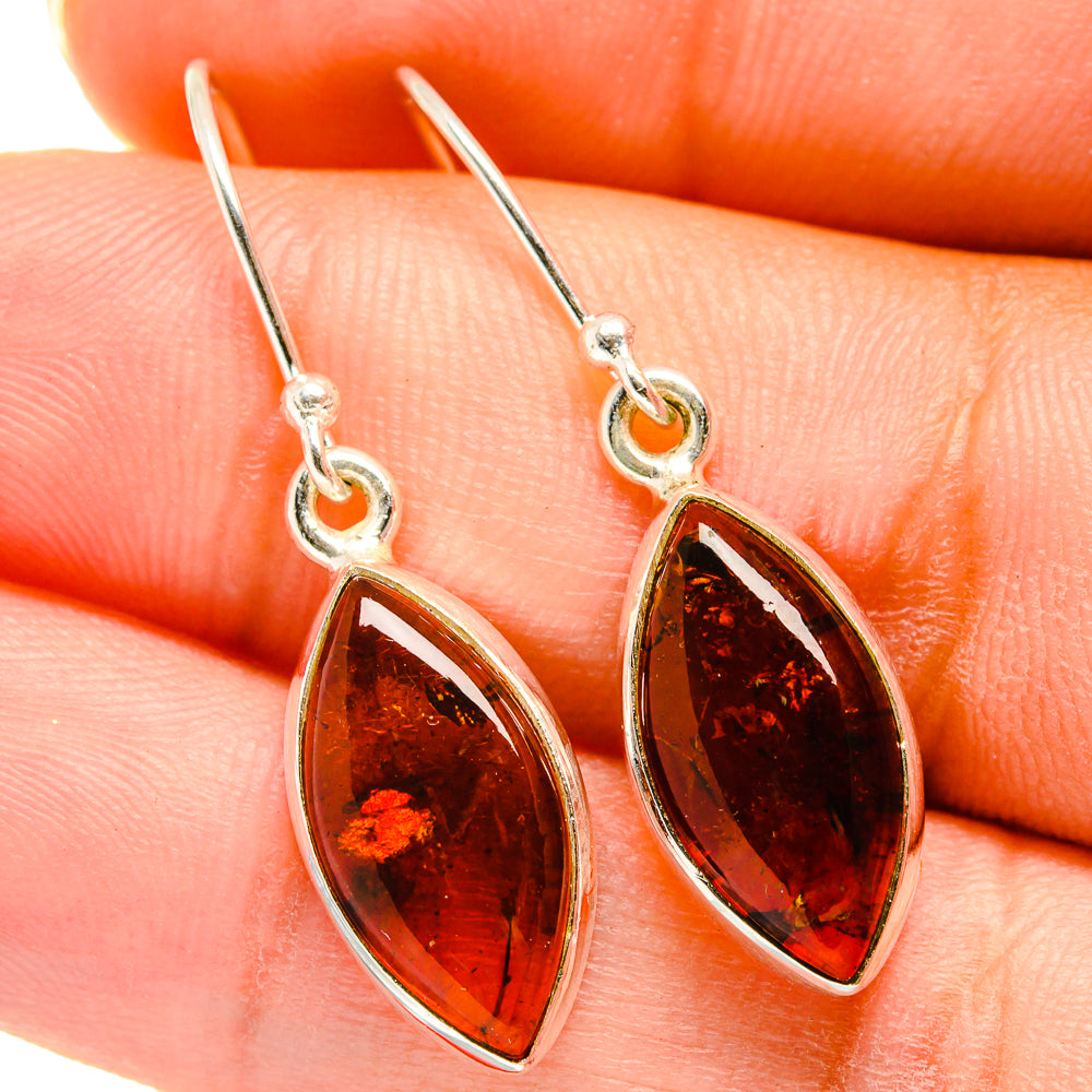Baltic Amber Earrings handcrafted by Anasilvercos - EARR421183
