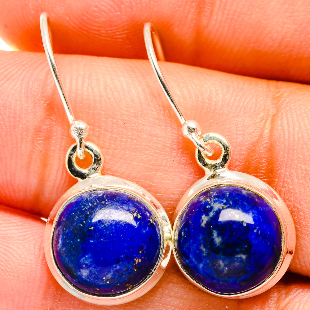 Lapis Lazuli Earrings handcrafted by Anasilvercos - EARR421212