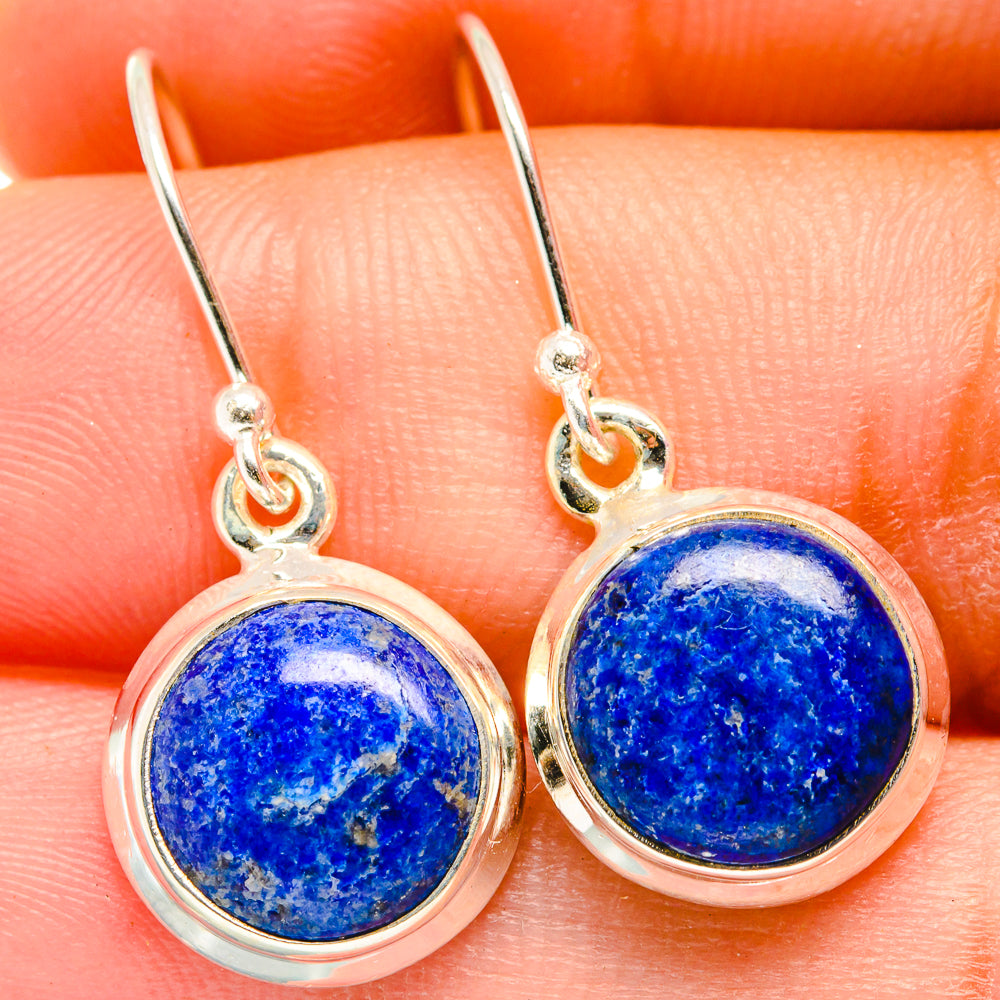 Lapis Lazuli Earrings handcrafted by Anasilvercos - EARR421218
