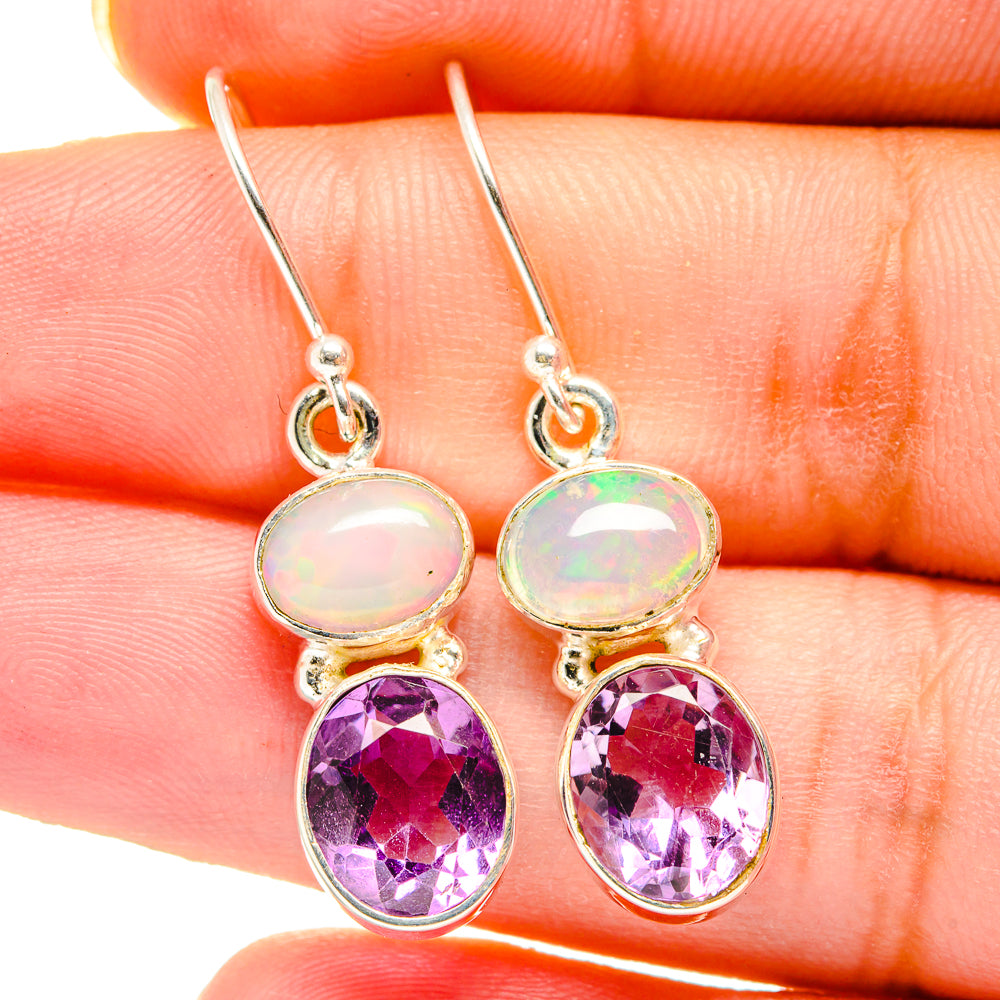 Amethyst Earrings handcrafted by Anasilvercos - EARR421220