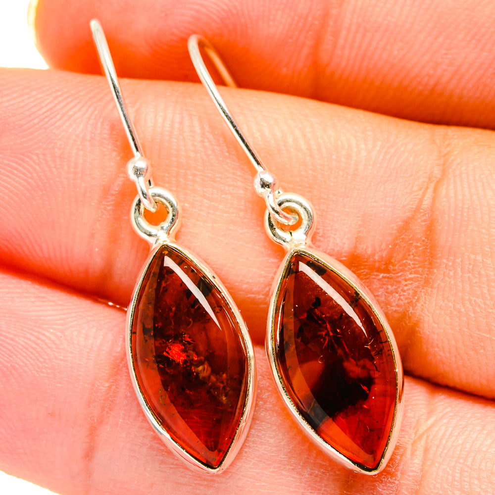 Baltic Amber Earrings handcrafted by Anasilvercos - EARR421222