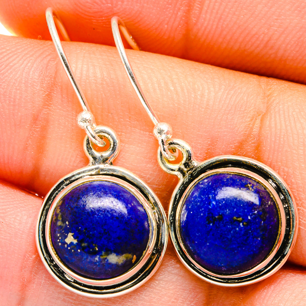 Lapis Lazuli Earrings handcrafted by Anasilvercos - EARR421224