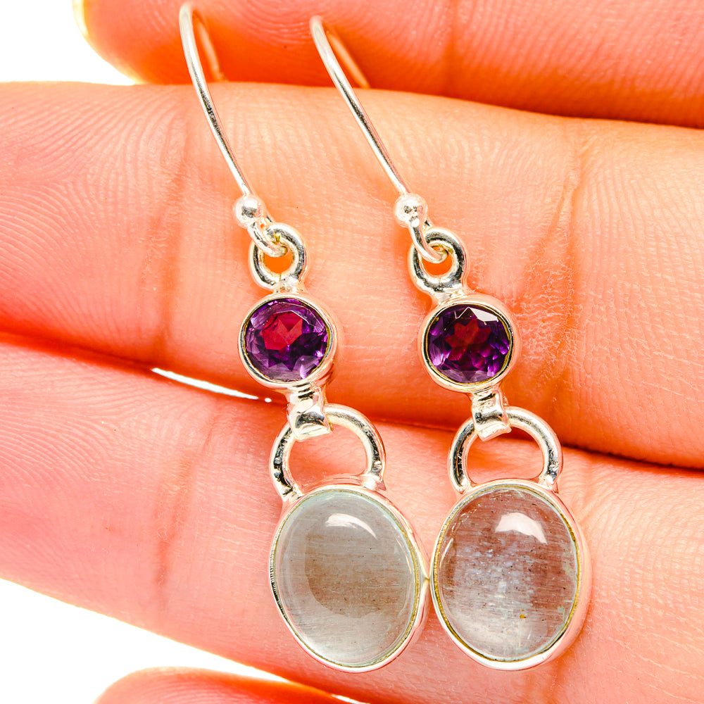 Aquamarine Earrings handcrafted by Anasilvercos - EARR421225