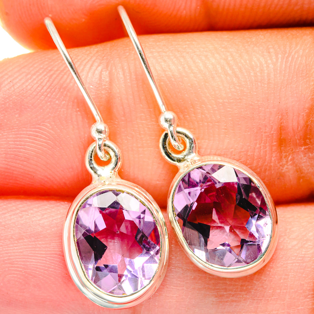 Amethyst Earrings handcrafted by Anasilvercos - EARR421227