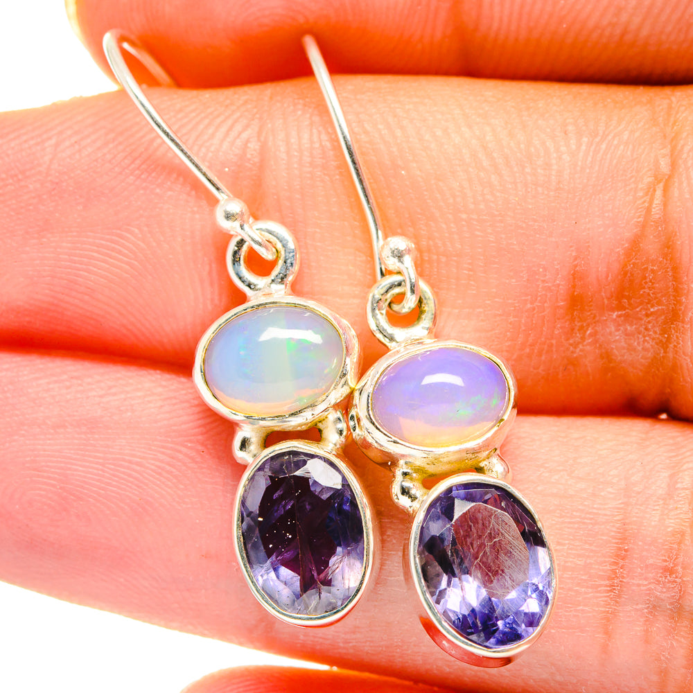 Tanzanite Earrings handcrafted by Anasilvercos - EARR421228