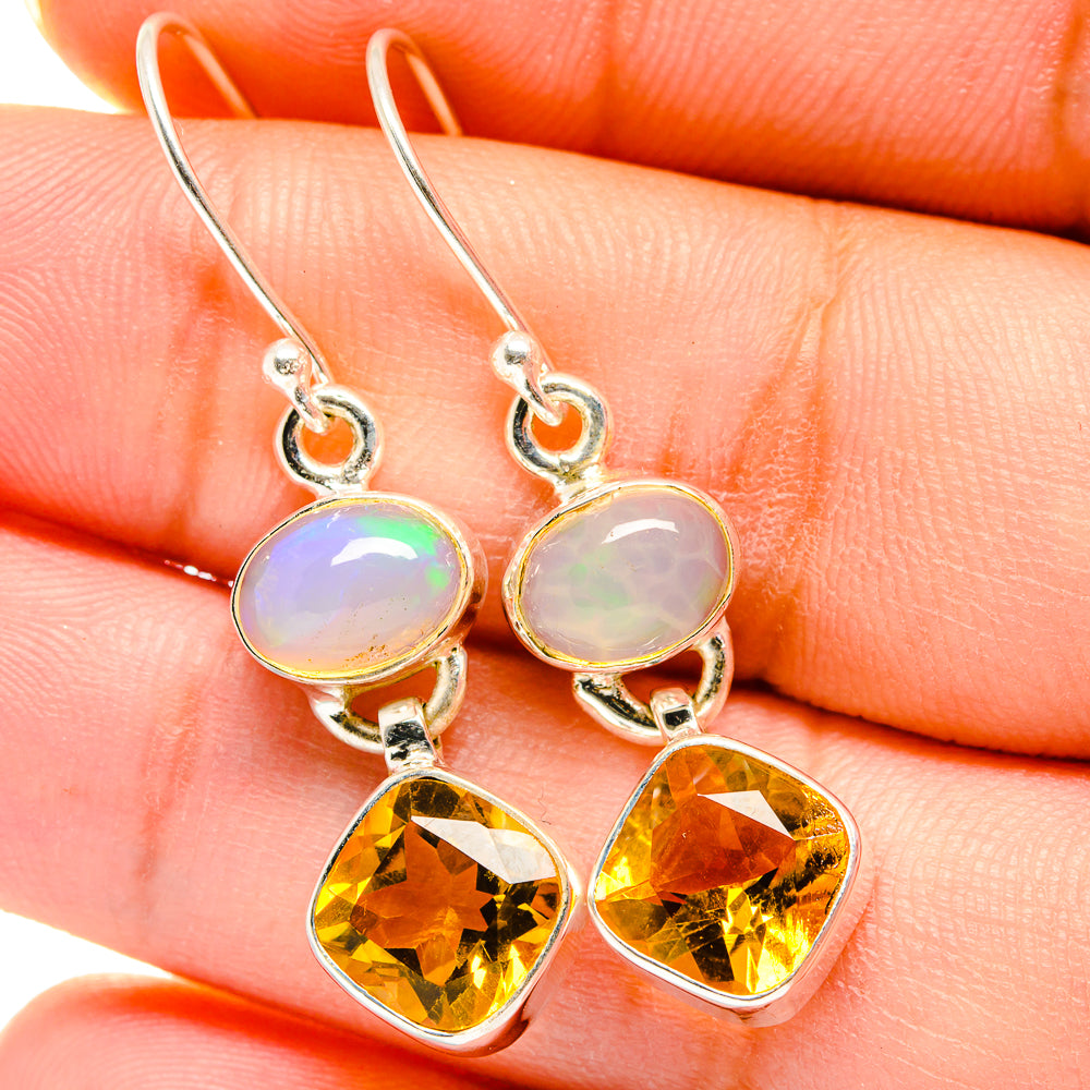 Citrine Earrings handcrafted by Anasilvercos - EARR421231