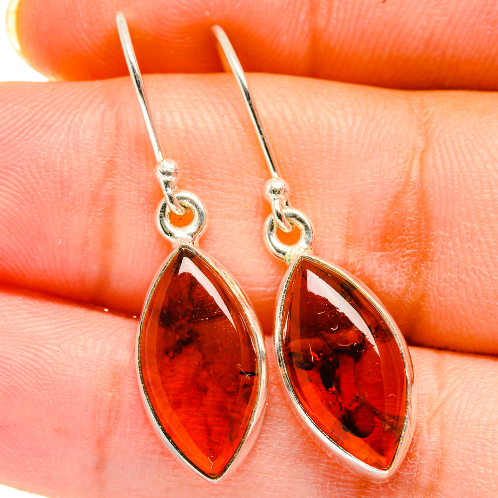 Baltic Amber Earrings handcrafted by Anasilvercos - EARR421255