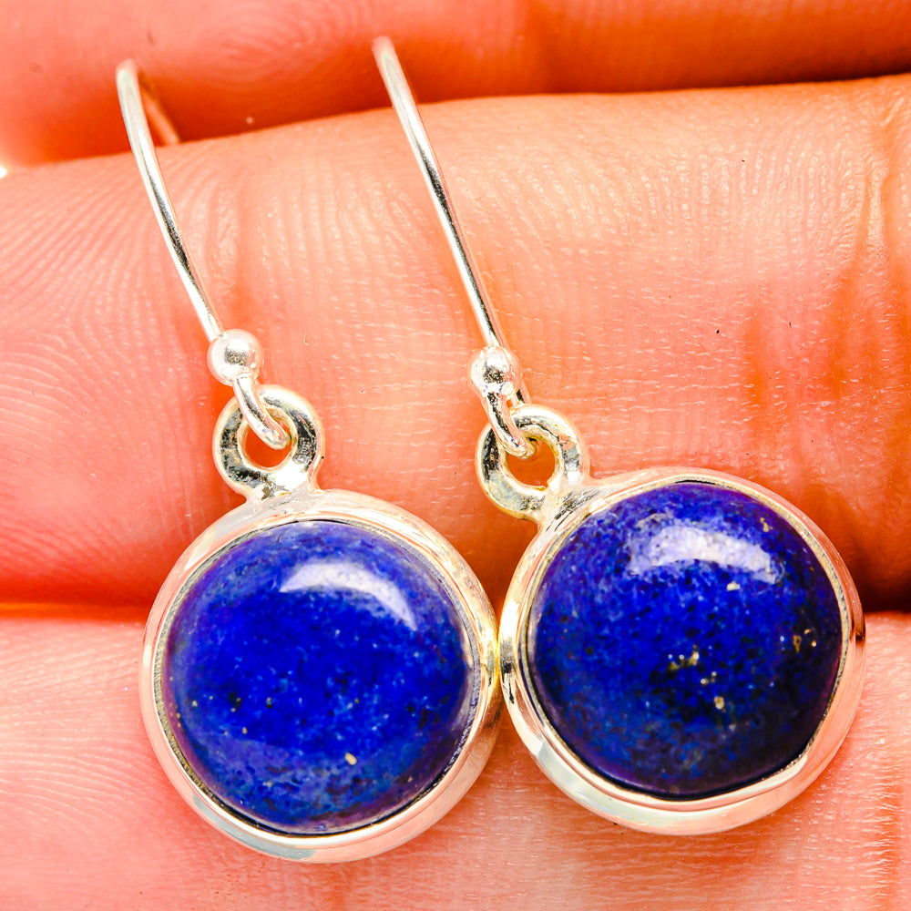 Lapis Lazuli Earrings handcrafted by Anasilvercos - EARR421265