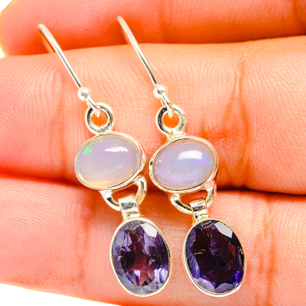 Tanzanite Earrings handcrafted by Anasilvercos - EARR421267