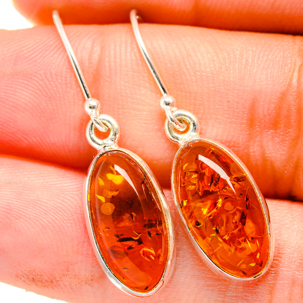 Baltic Amber Earrings handcrafted by Anasilvercos - EARR421270