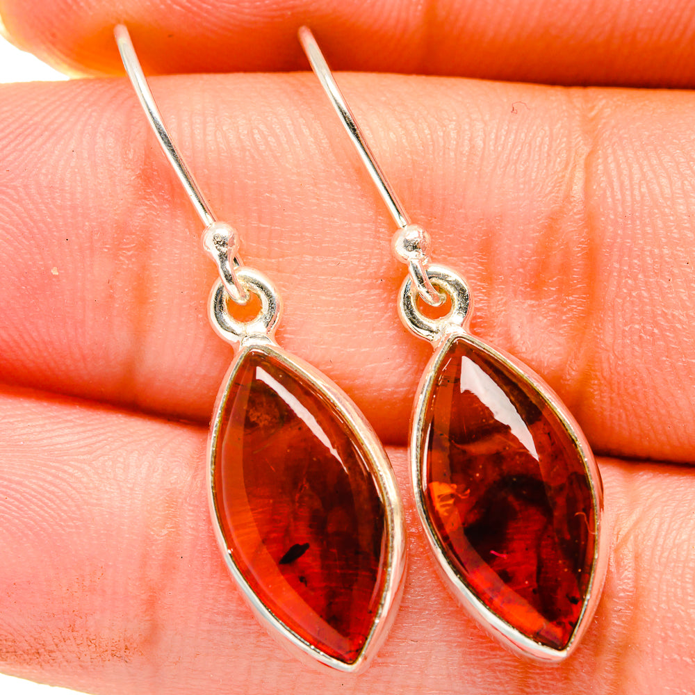 Baltic Amber Earrings handcrafted by Anasilvercos - EARR421278
