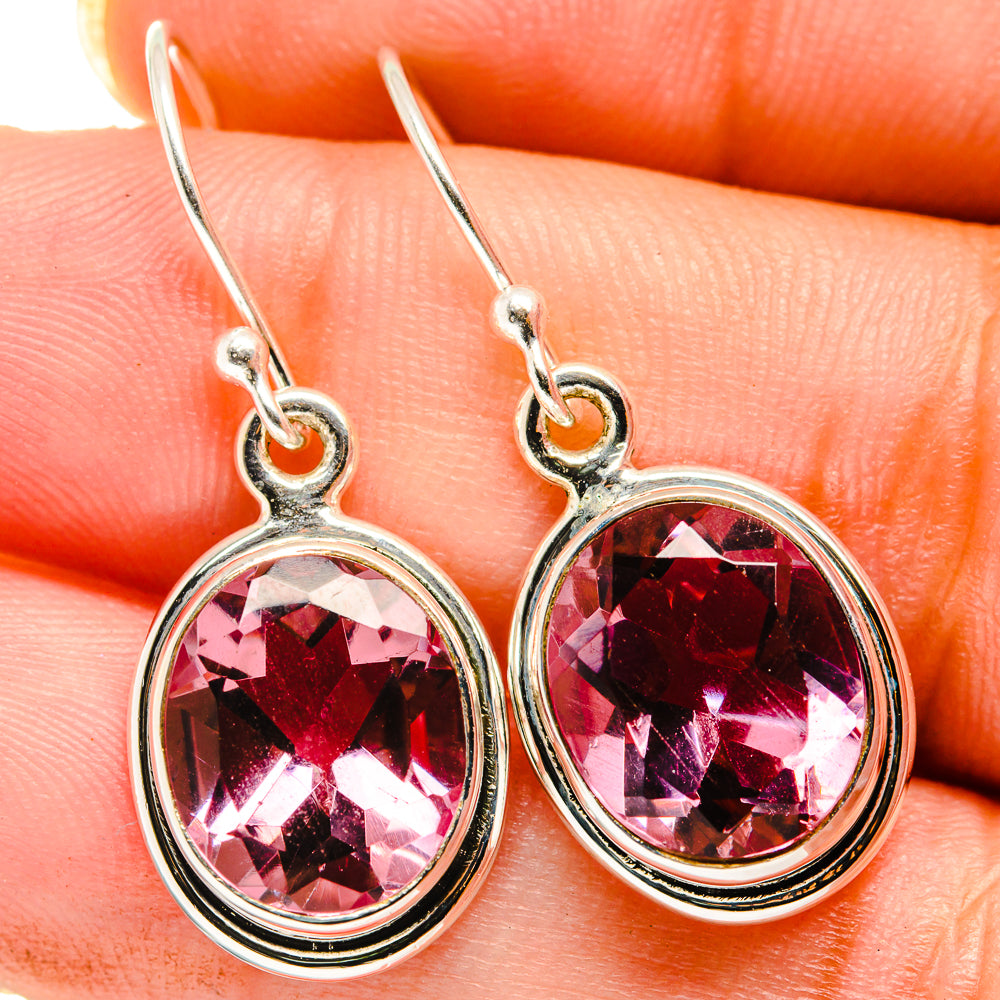 Color Change Alexandrite Earrings handcrafted by Anasilvercos - EARR421280