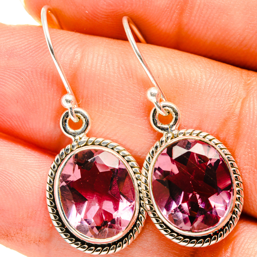 Color Change Alexandrite Earrings handcrafted by Anasilvercos - EARR421291