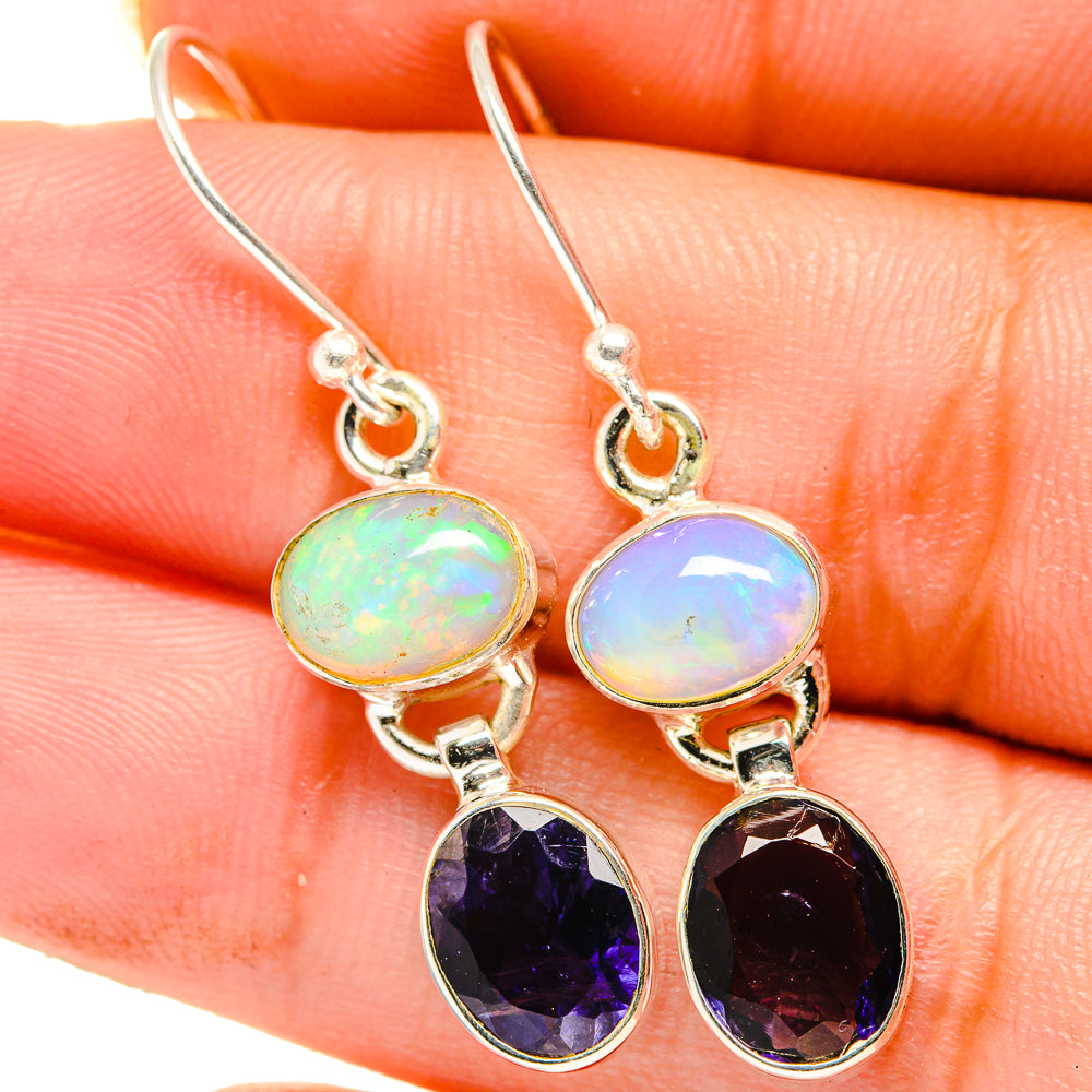 Tanzanite Earrings handcrafted by Anasilvercos - EARR421293