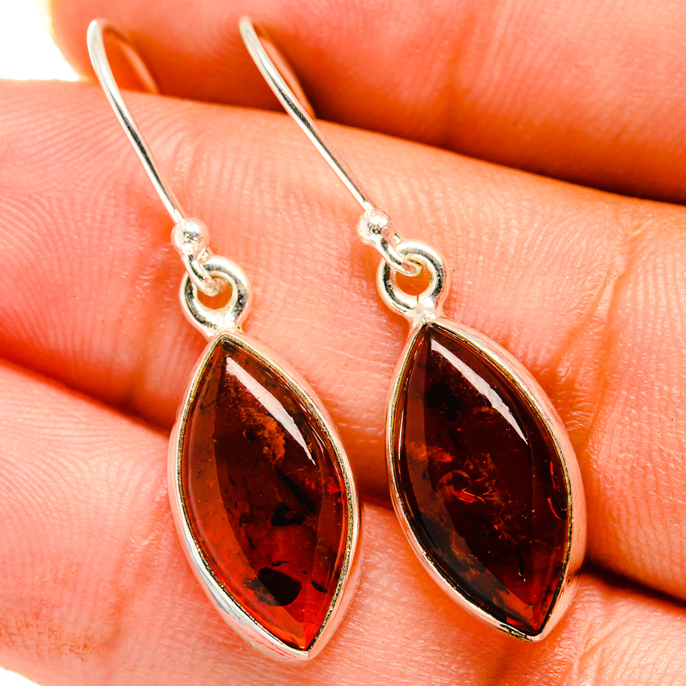 Baltic Amber Earrings handcrafted by Anasilvercos - EARR421307
