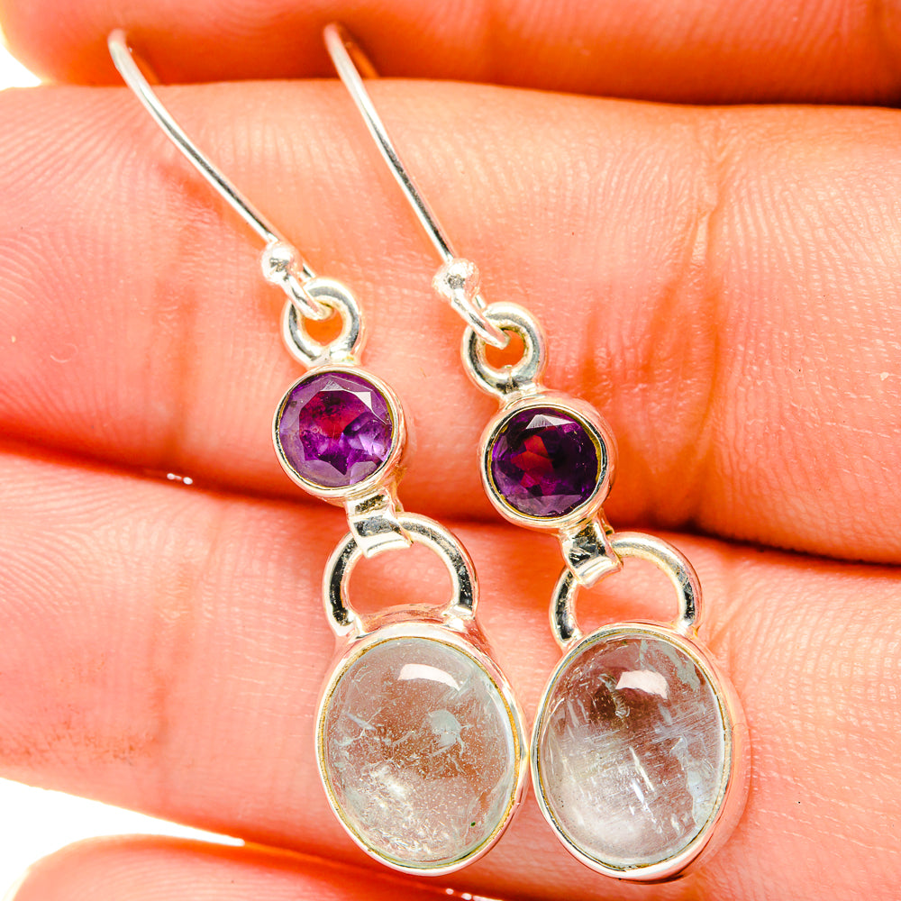 Aquamarine Earrings handcrafted by Anasilvercos - EARR421311