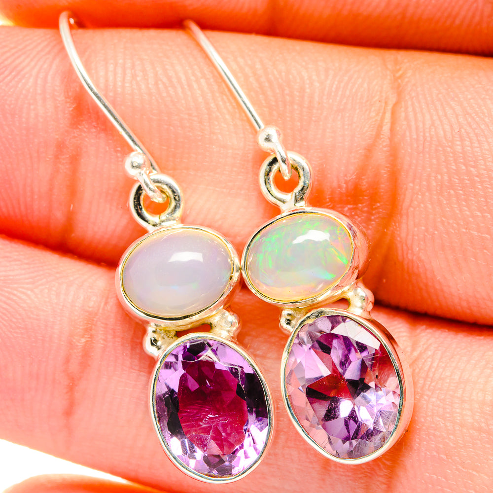 Amethyst Earrings handcrafted by Anasilvercos - EARR421319