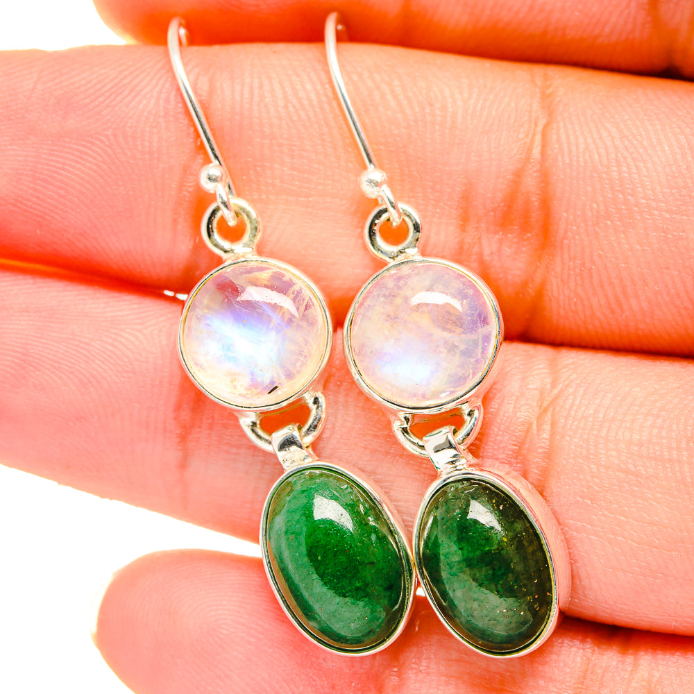Green Aventurine Earrings handcrafted by Anasilvercos - EARR421327