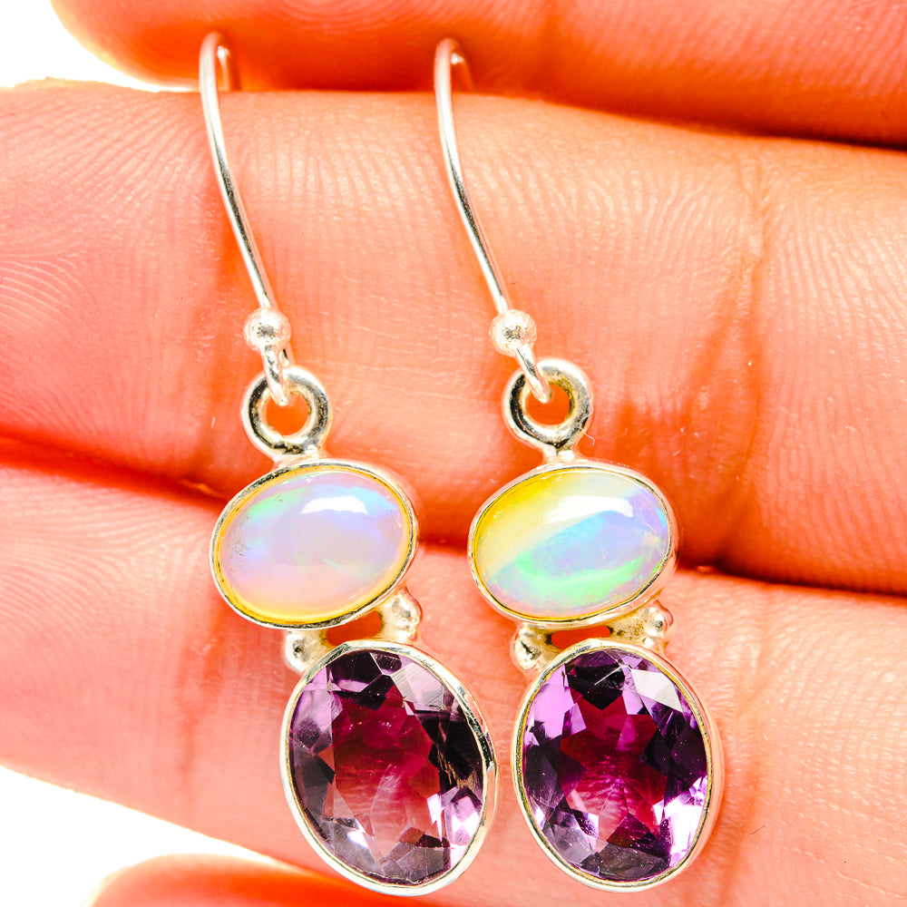 Amethyst Earrings handcrafted by Anasilvercos - EARR421336