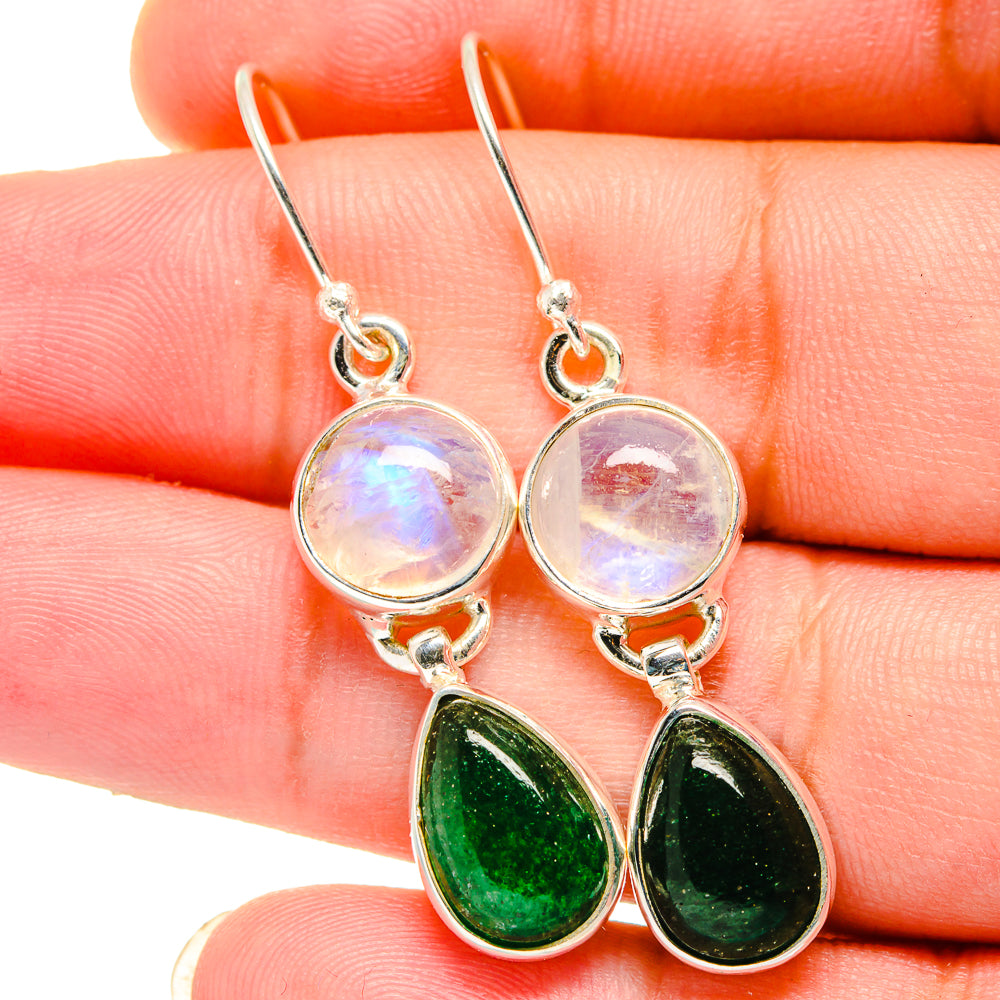 Green Aventurine Earrings handcrafted by Anasilvercos - EARR421340