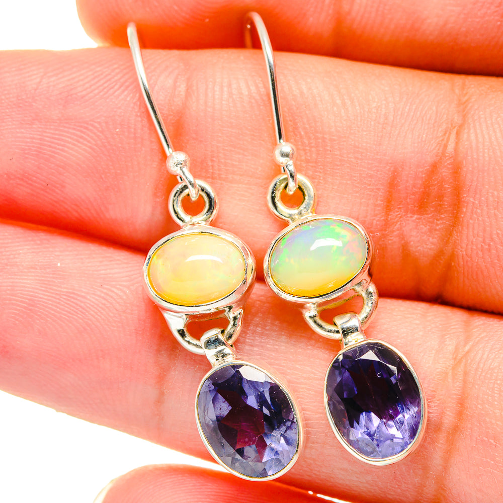 Tanzanite Earrings handcrafted by Anasilvercos - EARR421351