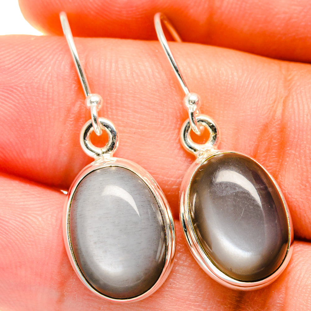 Moonstone Earrings handcrafted by Anasilvercos - EARR421355