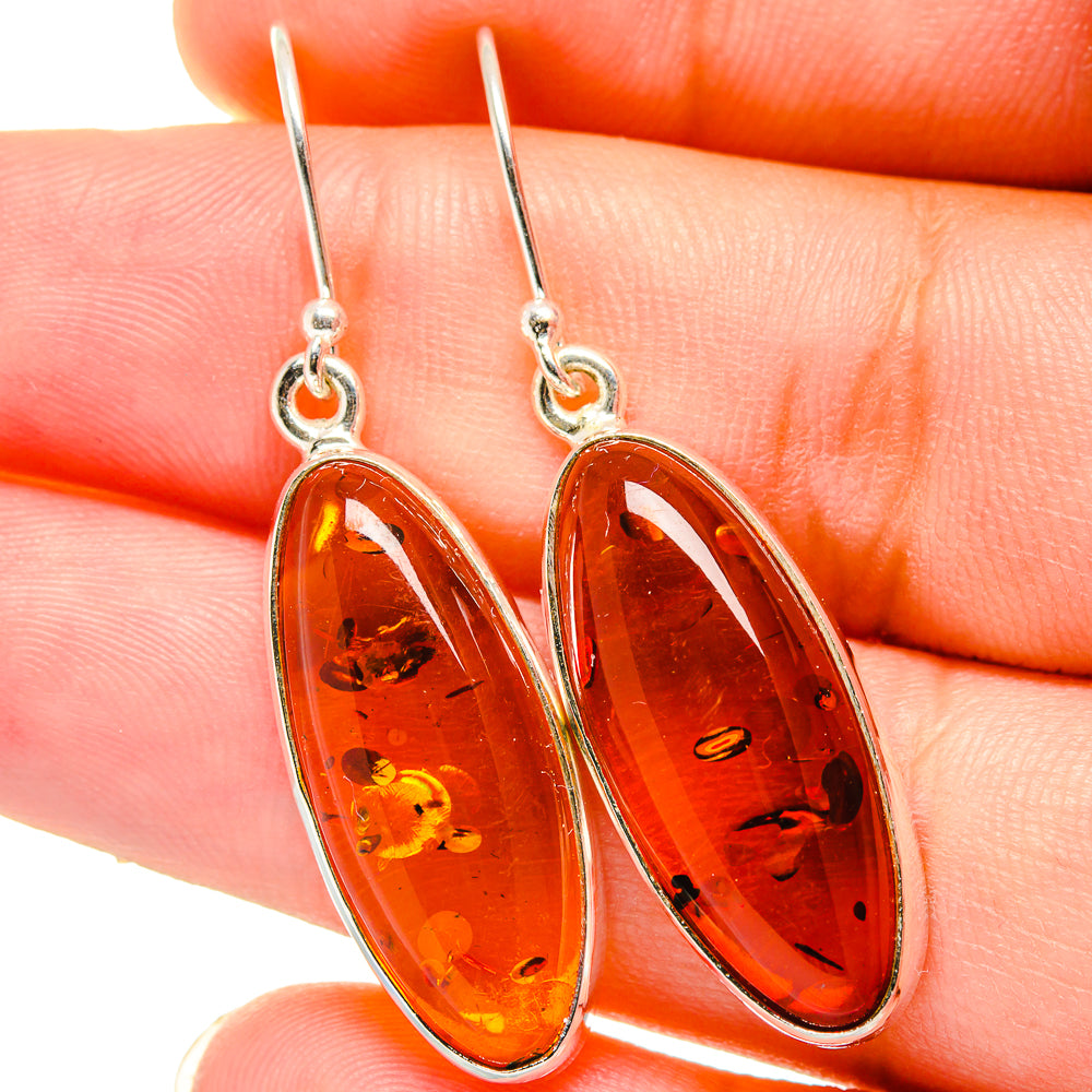 Baltic Amber Earrings handcrafted by Anasilvercos - EARR421368