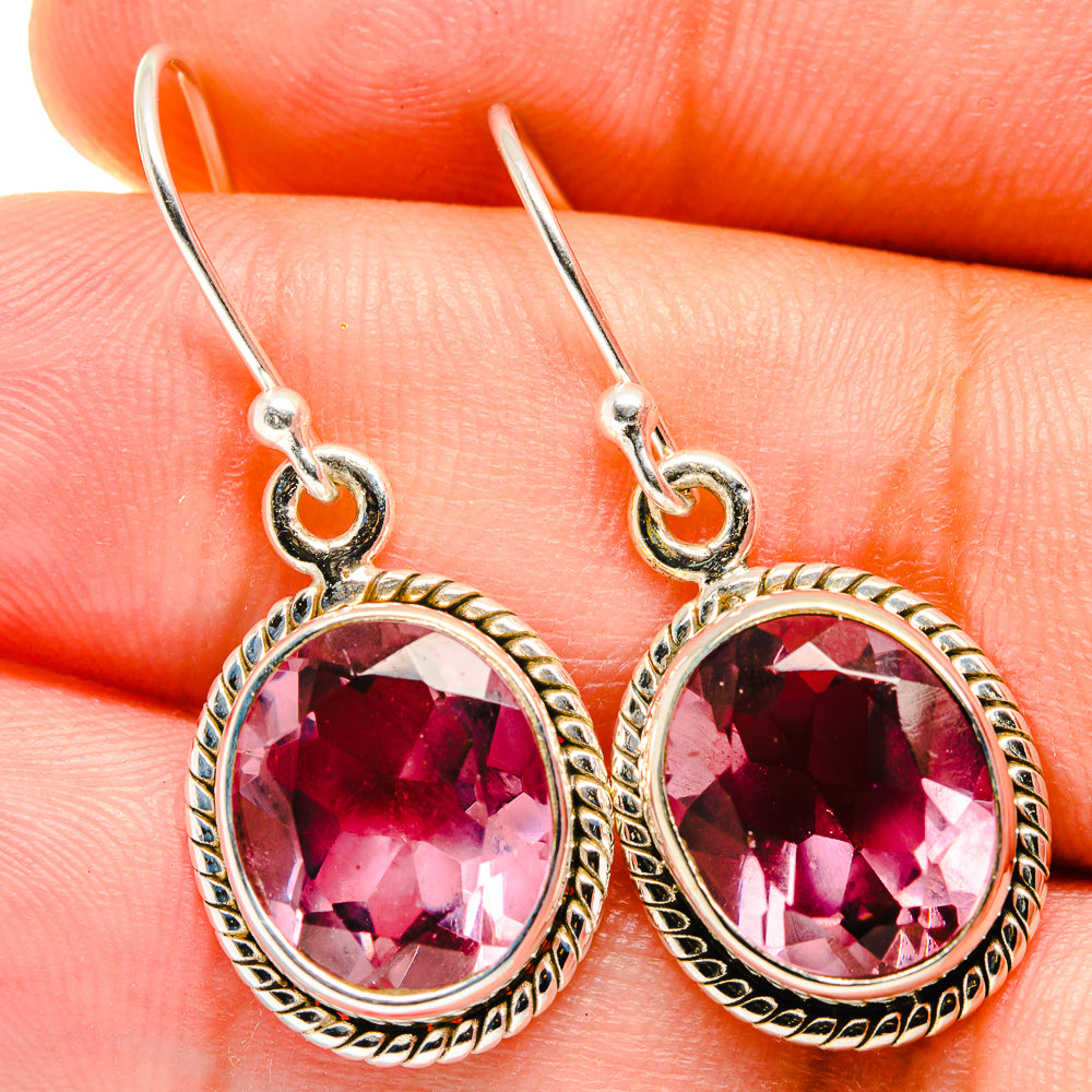 Color Change Alexandrite Earrings handcrafted by Anasilvercos - EARR421370
