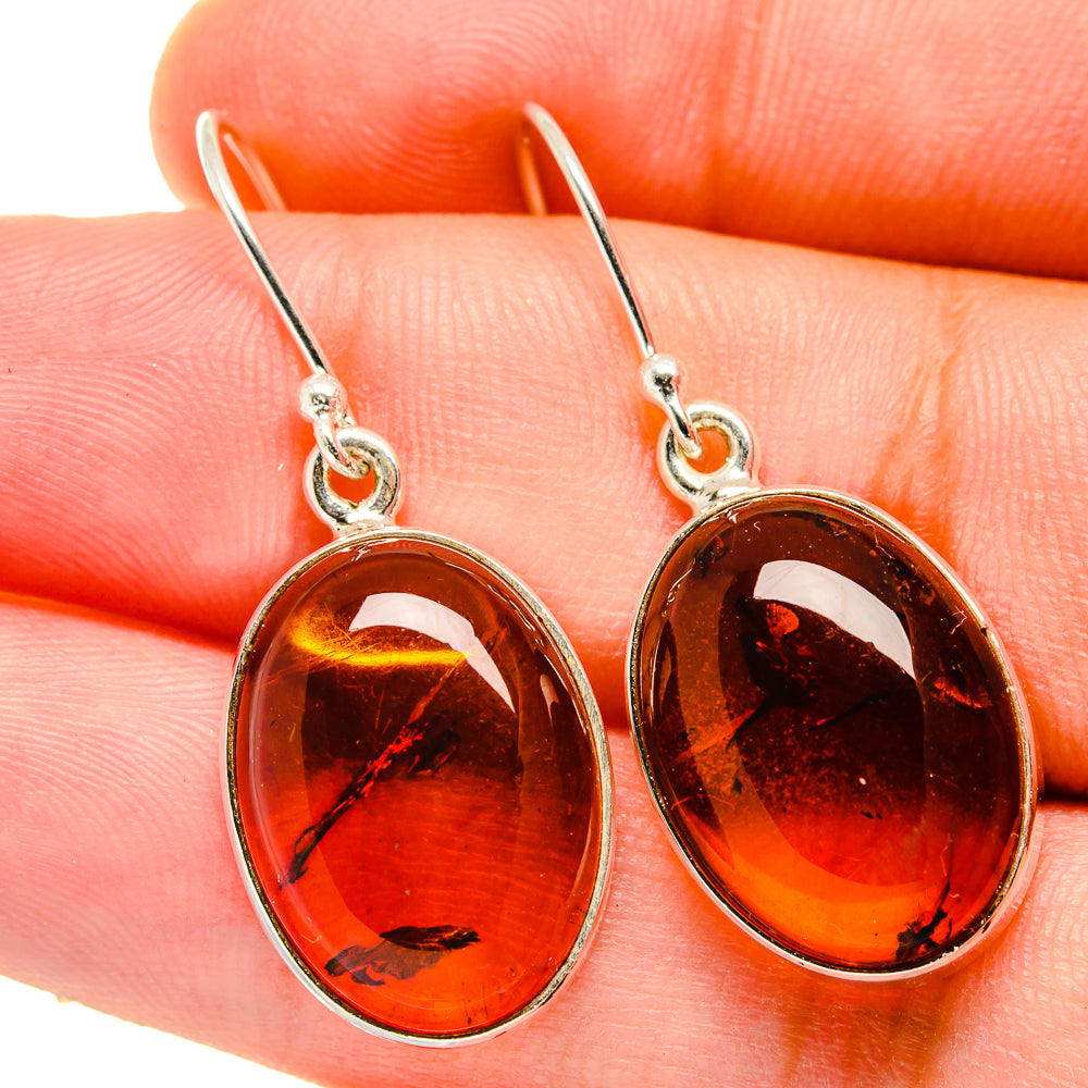 Baltic Amber Earrings handcrafted by Anasilvercos - EARR421372